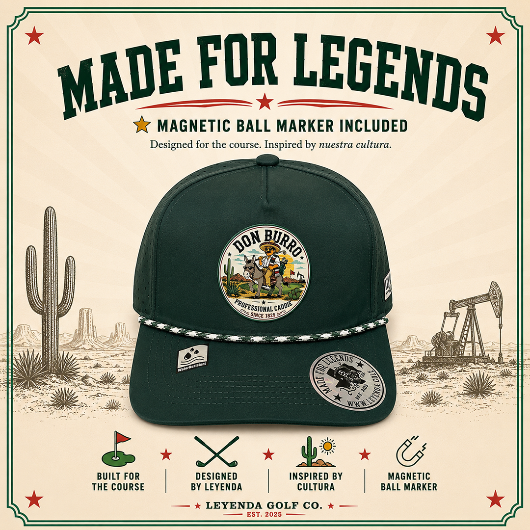 Don Burro Professional Caddie Performance Rope Hat – La Verde