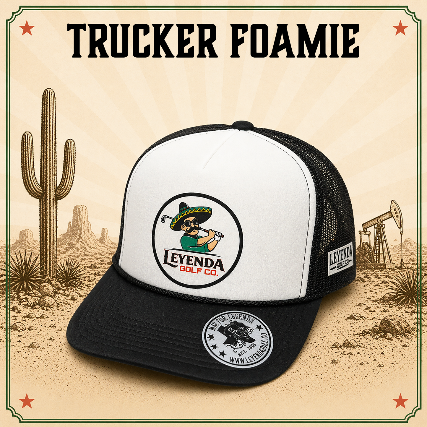 Leyenda- White Foamie Trucker Cap