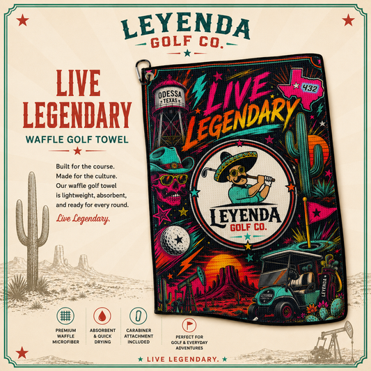 Live Legendary™ Waffle Golf Towel