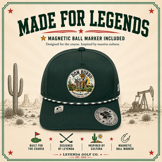 Don Burro Professional Caddie Performance Rope Hat – La Verde