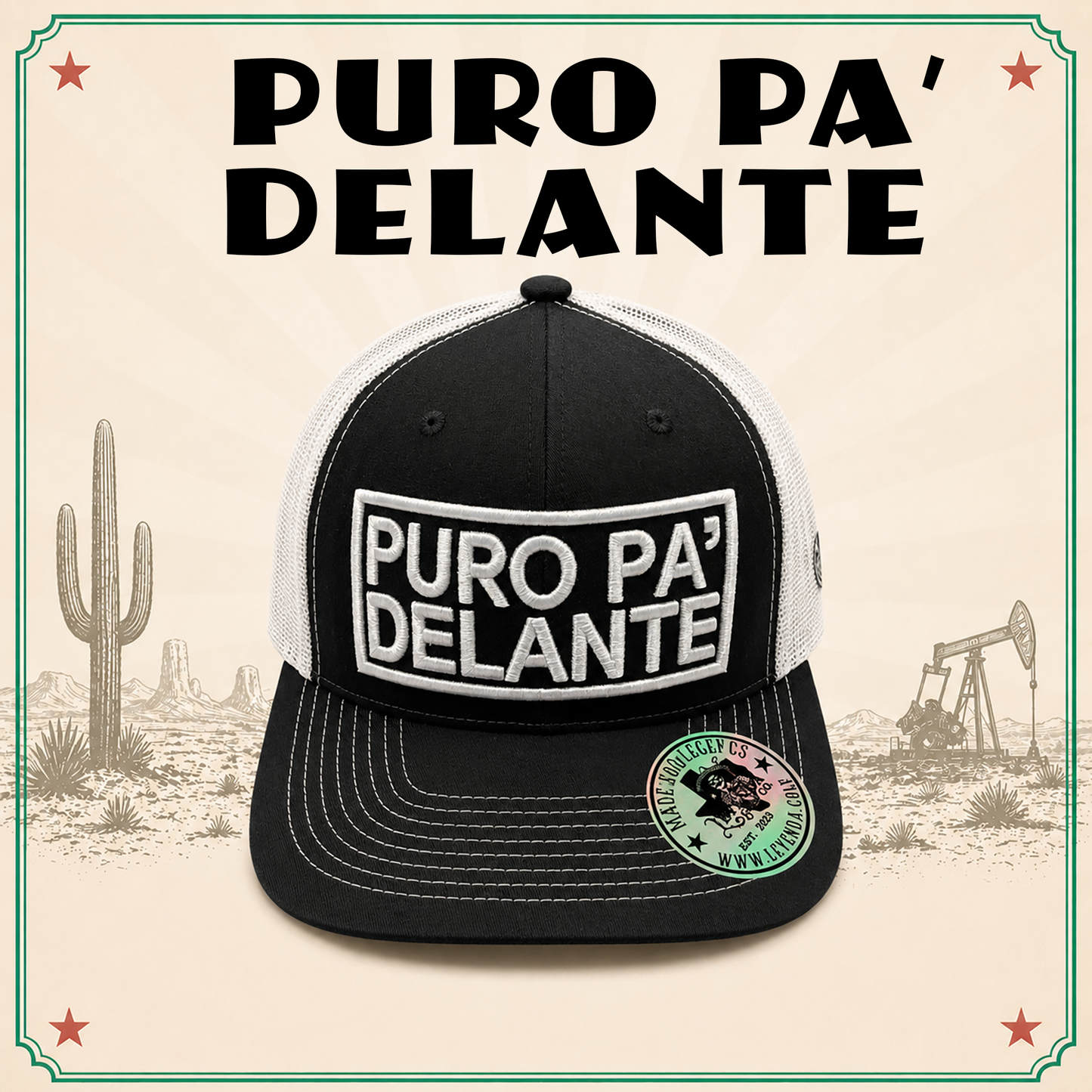Trucker Mesh Cap | PURO PA’ DELANTE